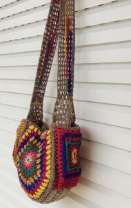 Crochet boho style bags 23