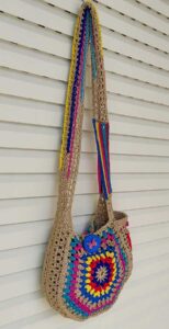 Crochet boho style bags 43